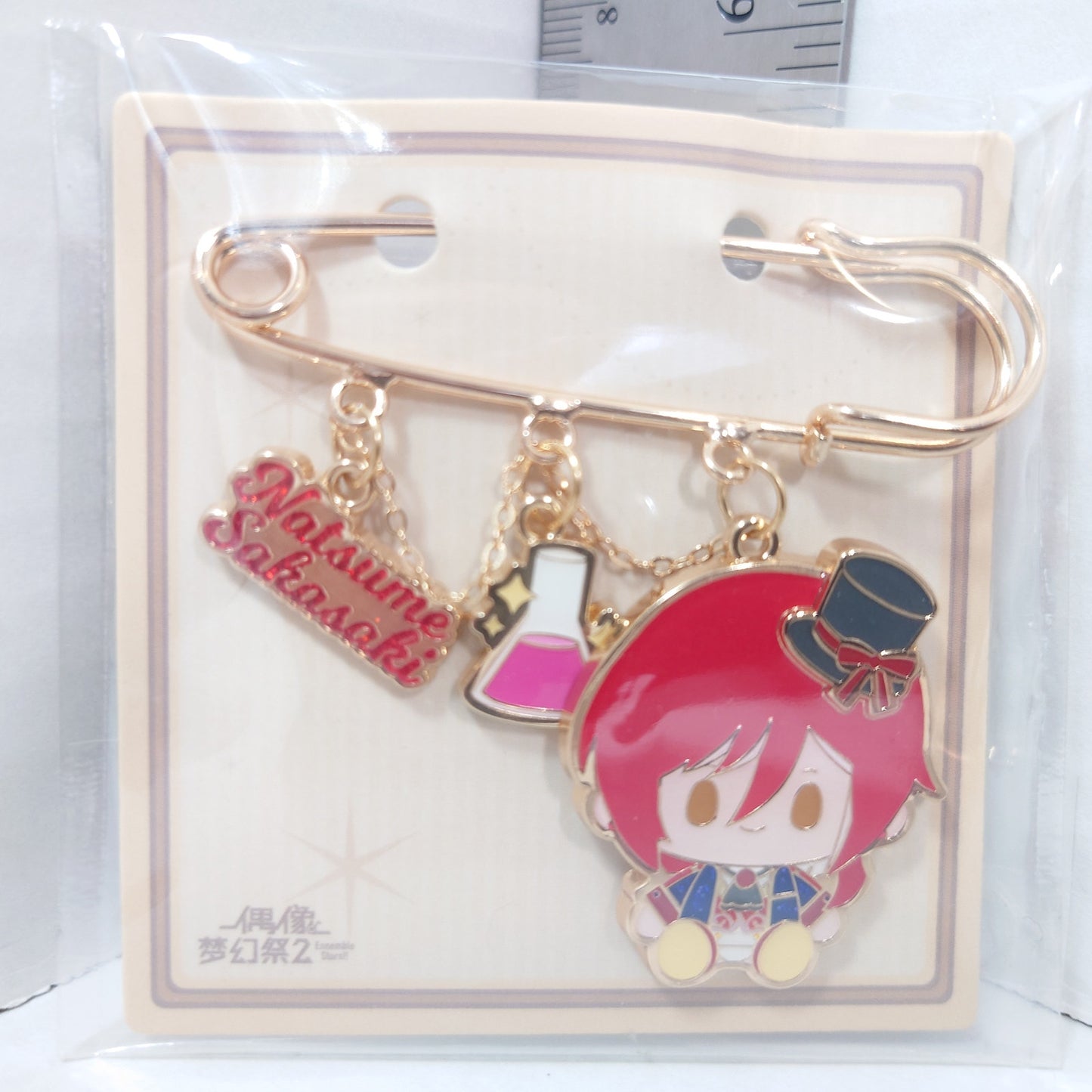 Natsume Sakasaki Switch Ensemble Stars CN Pin Brooch