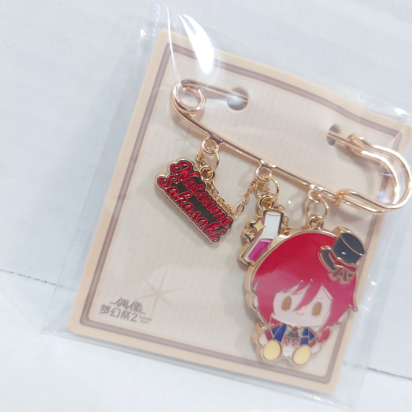 Natsume Sakasaki Switch Ensemble Stars CN Pin Brooch