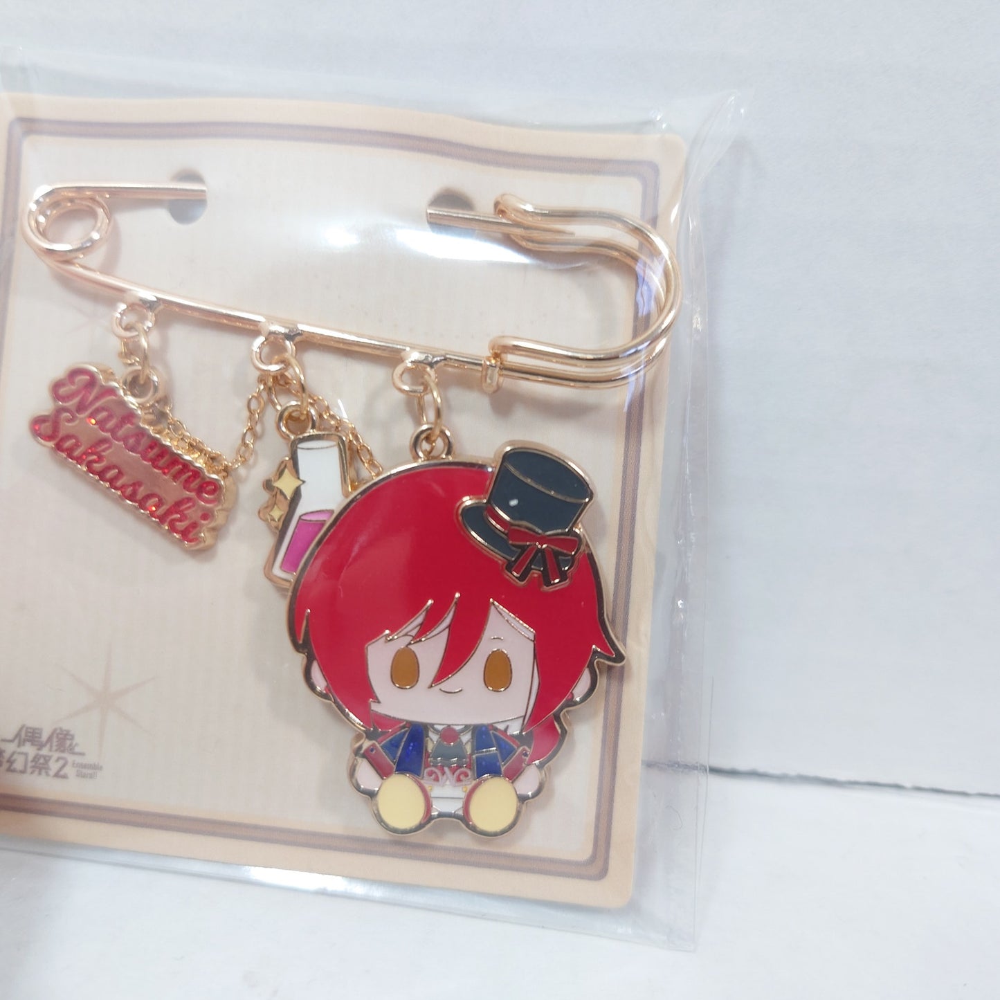 Natsume Sakasaki Switch Ensemble Stars CN Pin Brooch