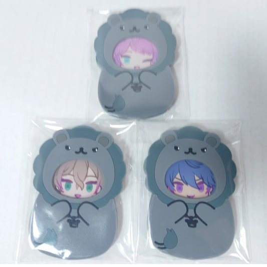 Hypnosis Mic Fling Posse Kigurumi Rubber & Acrylic Badge Pin Set