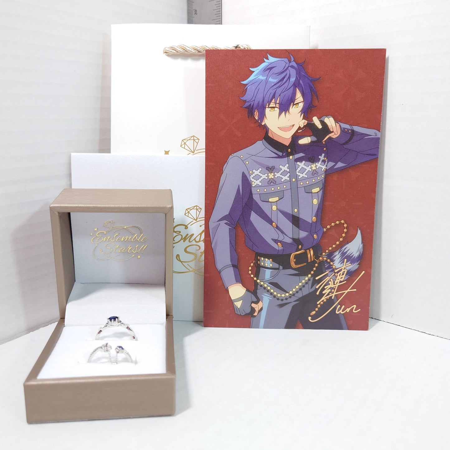 Jun Sazanami Eden Ensemble Stars CN 6th Anniversary Ring Silver Ver