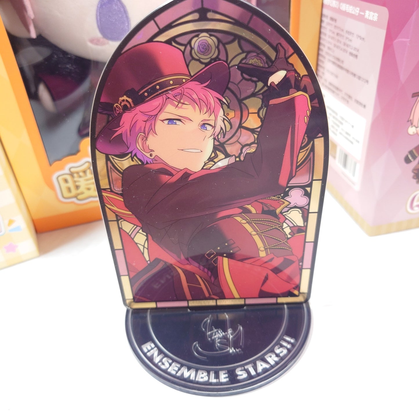 Shu Itsuki Valkyrie Ensemble Stars Plush & Acrylic Stand Set