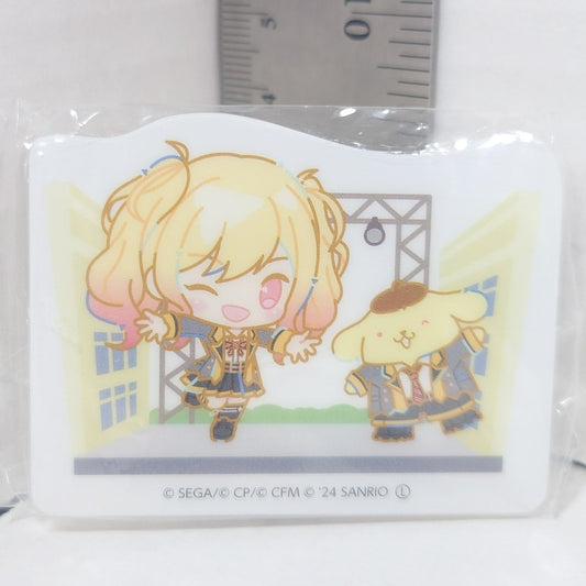 Project Sekai x Sanrio Saki Tenma & Pomponpurin Acrylic Clip