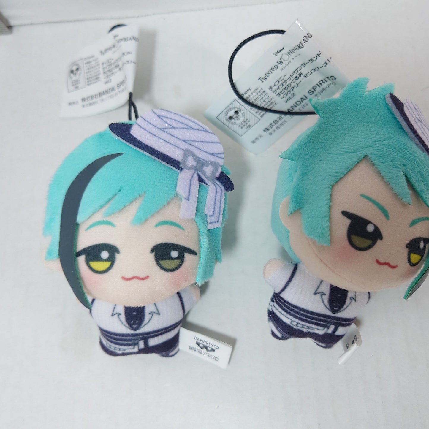 Floyd & Jade Leech Octavinelle Twisted Wonderland Mini Chibigurumi Plush