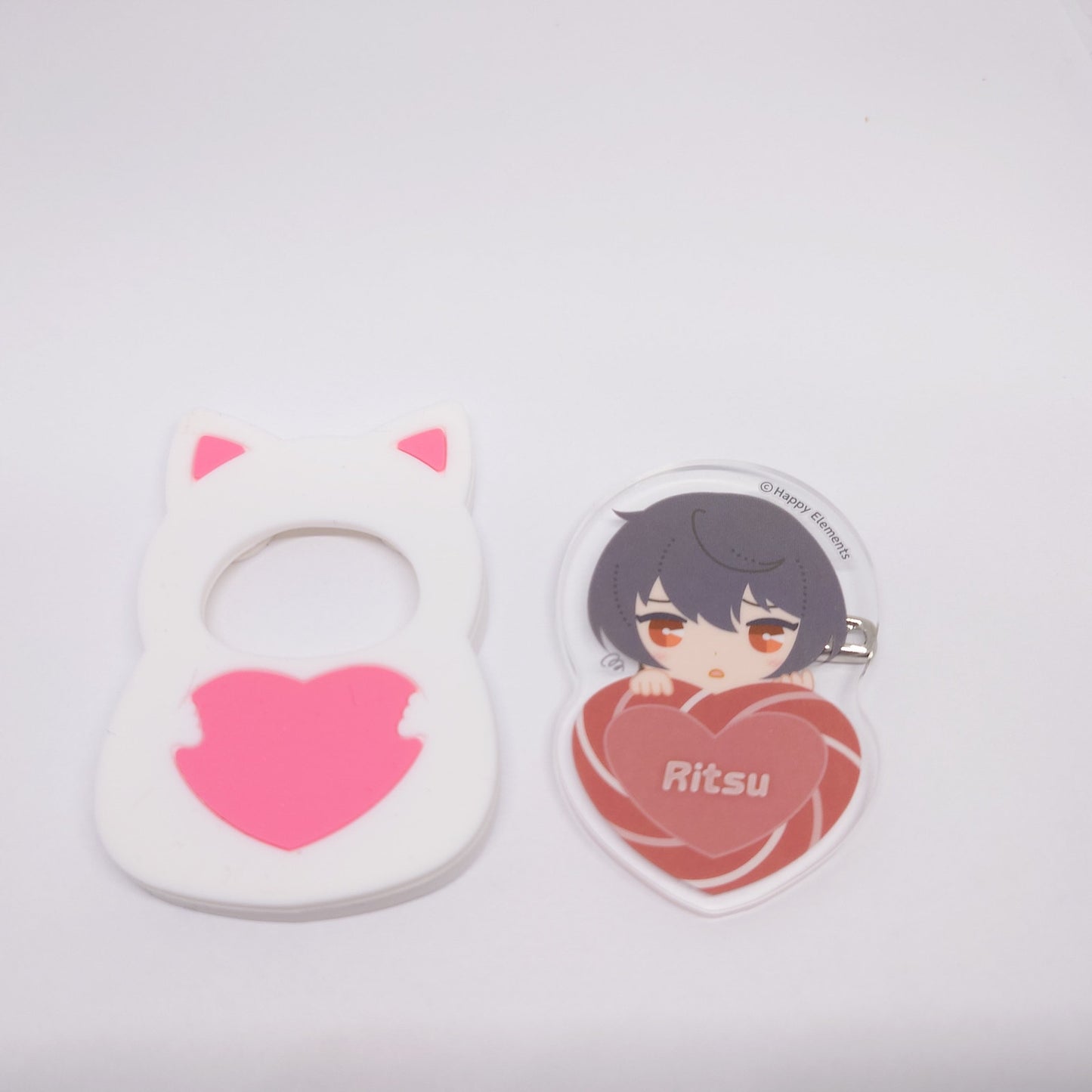 Ritsu Sakuma Knights Ensemble Stars Kigurumi Rubber & Acrylic Badge Pin